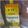Image 2 : 4 Pc - Pirelli P77 - 225/70R15