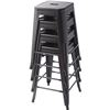Image 2 : Amazon Basics 24"H Metal Bar Stool (x4/Box)