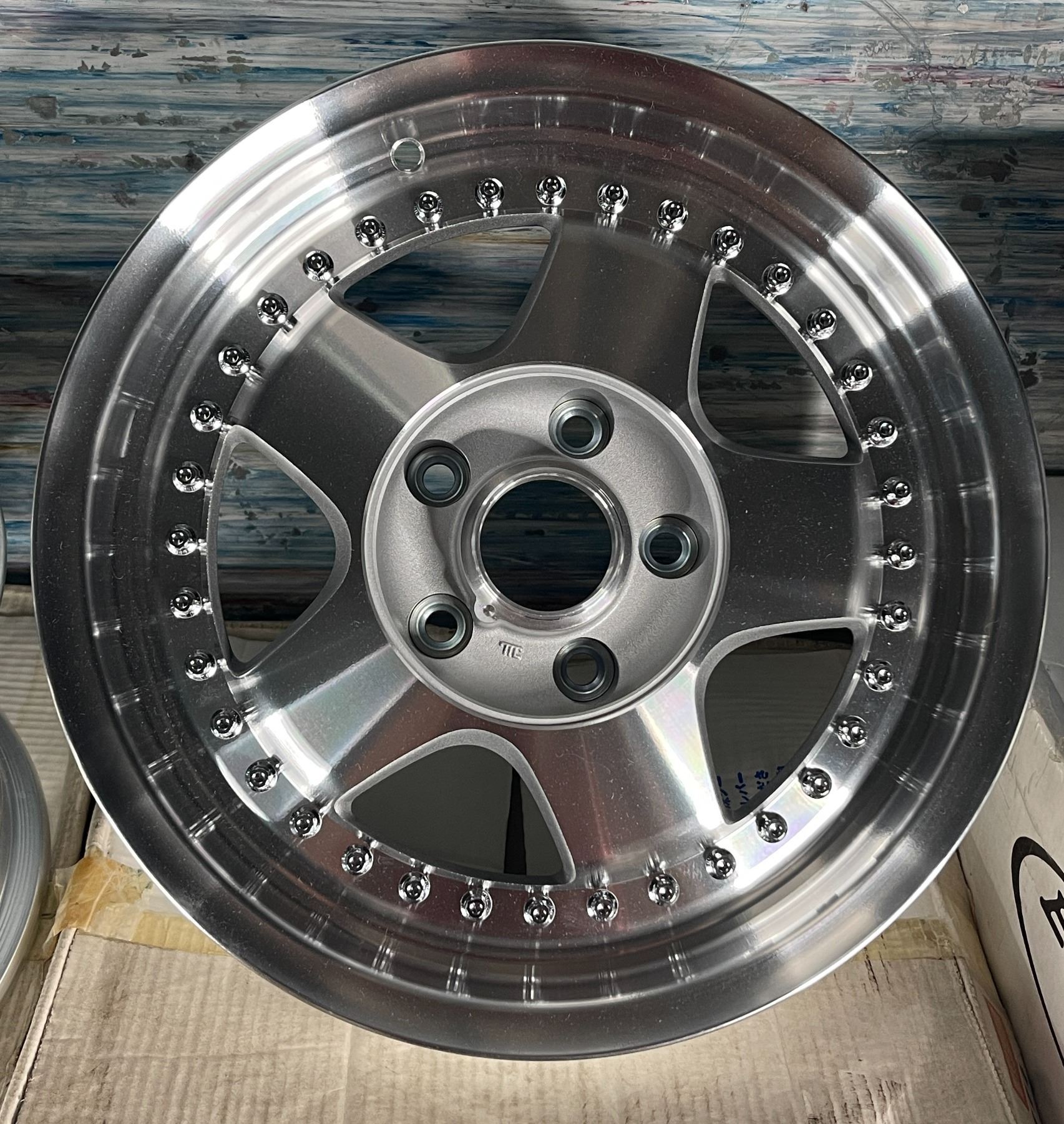 F Rims Set of 4 Linea Sport RX-F wheels - sz 15 x 7JJ (Offset 32 / Holes&PCD 5 ...