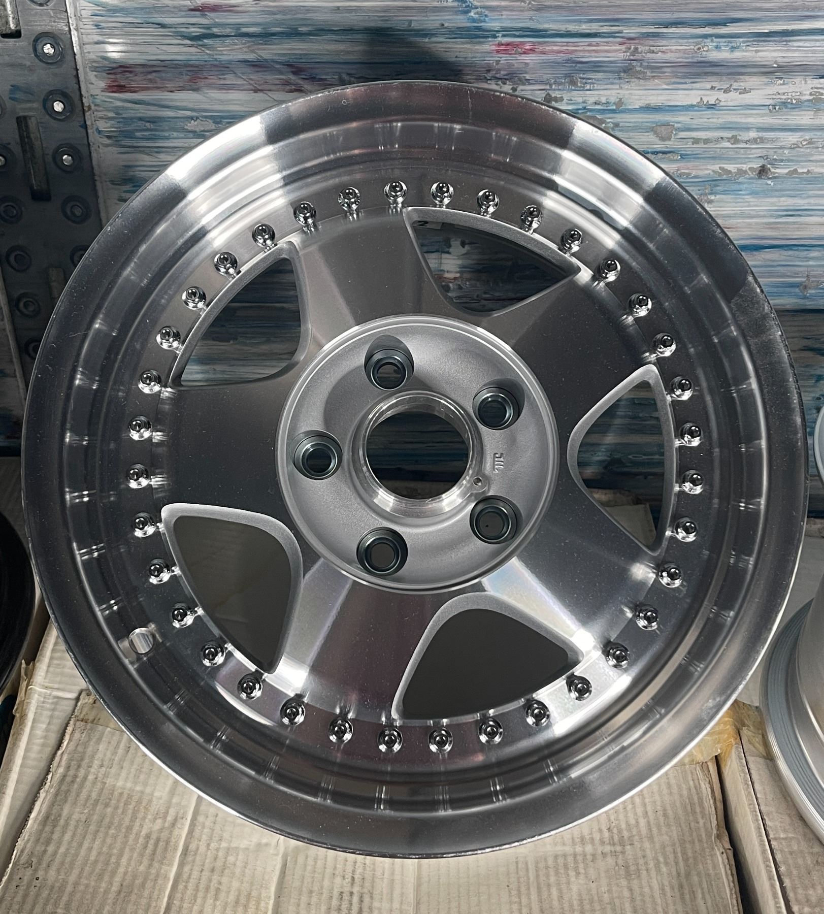 Set of 4 Linea Sport RX-F wheels - sz 15 x 7JJ (Offset 32 / Holes&PCD 5 ...