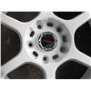 Image 2 : Set of 4 Formula (Motor Sports Gear) white wheels F-4 - sz 17 x 7JJ (Offset +42 /PCD 114.3