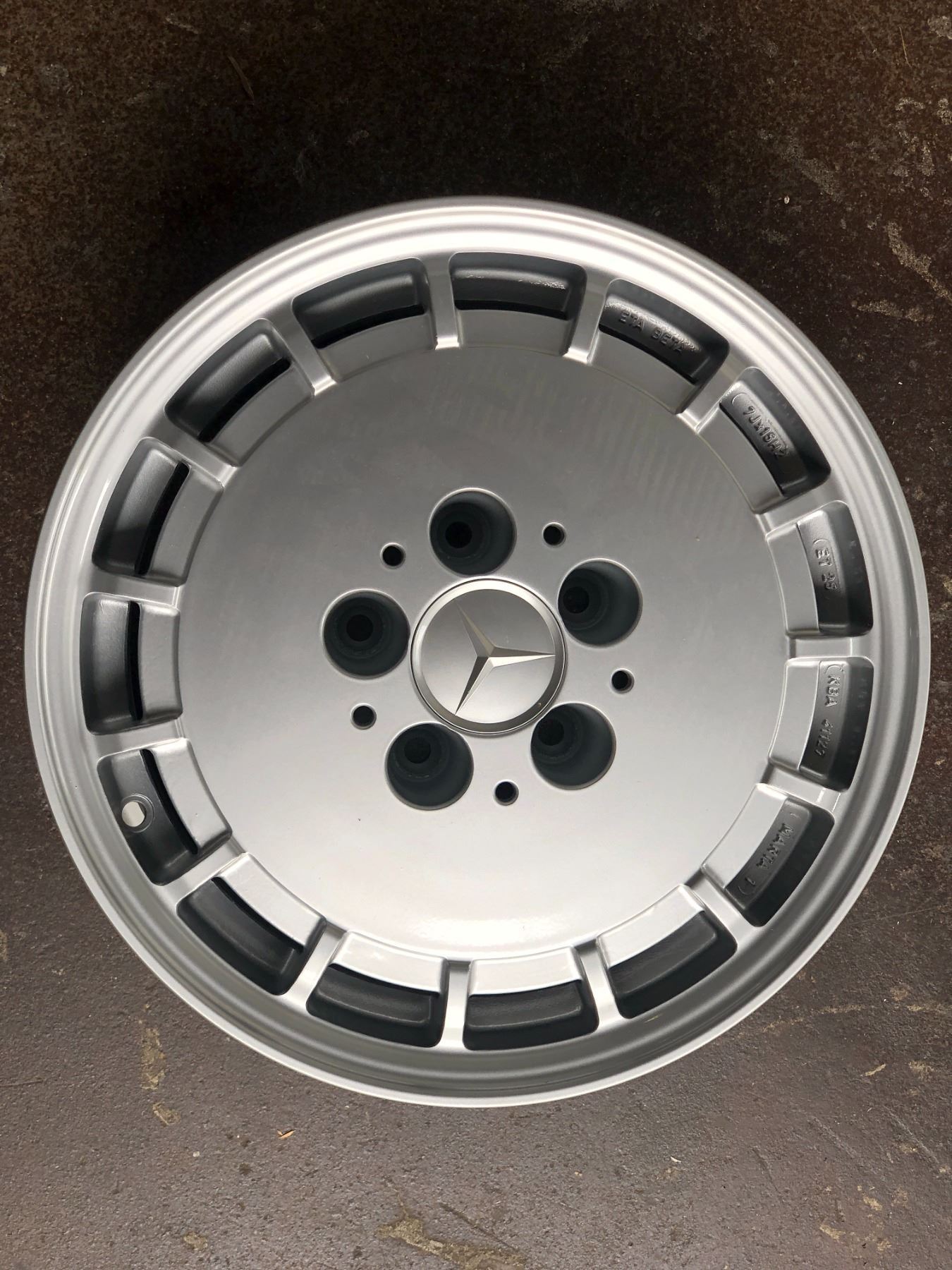 Set of 4 wheels for Mercedes Benz - sz 15H2 x 7J (Made in Italy)