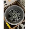 Image 2 : Group of 2 Fittipaldi wheels - sz 15 (Made in Italy) Only 1 wheel w/ BMW cap