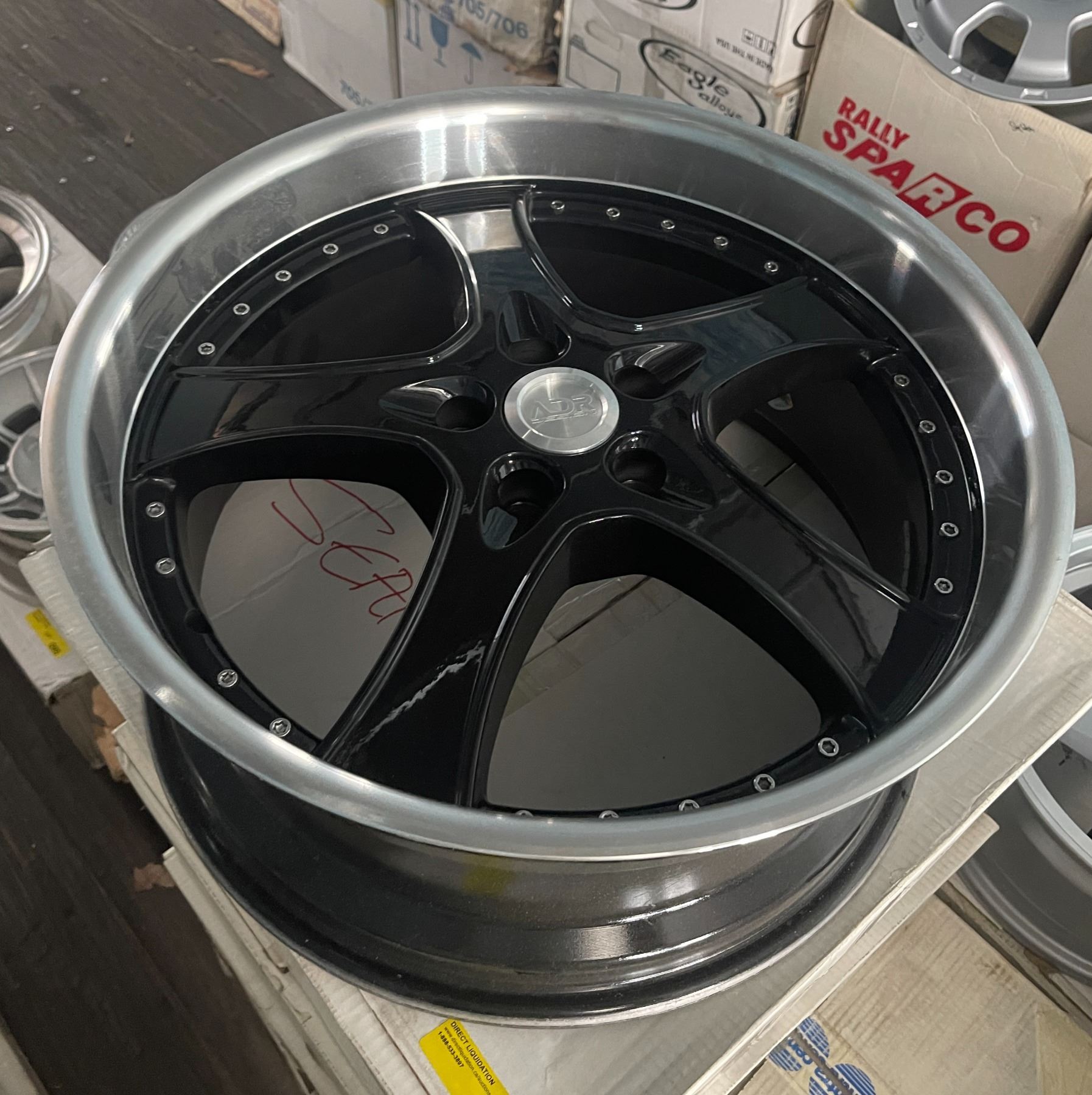 Set of 4 ADR design Spartan Via Jwl Iso wheels - sz 19 x 8.5 (Offset 38 ...