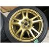 Image 2 : Set of 4 18 1/2" Golden Rims w/ Goodyear Eagle Revspec 225/45/R17 90W