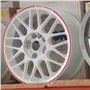 Image 1 : Set of 4 Work Ryver pearl white wheels - sz 16 x 8JJ
