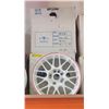 Image 2 : Set of 4 Work Ryver pearl white wheels - sz 16 x 8JJ