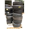 Image 1 : Pallet full of assorted tires