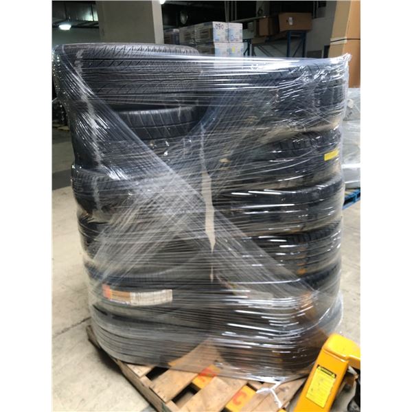 Pallet full of assorted tires