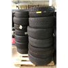 Image 2 : Pallet full of assorted tires