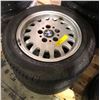 Image 1 : Set of 2 BMW 16" rims w/ Michelin 205/60 R15 tires