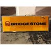 Image 1 : 34 1/2in vintage Bridgestone light up sign - approx. 34 1/2in x 12in (one side cracked)