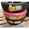Image 2 : Group of 3 Pirelli tires - includes set of 2 P77 195/70 R14 tires and one Pirelli P195/70 R14 tire