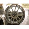 Image 2 : Set of 3 16" x 7JJ DTM white rims with one 17" DTM rim