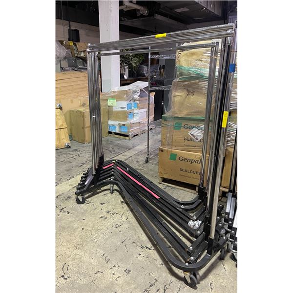 Group of 8 Clothing Racks