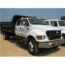 2000 FORD F650 S/A CREW CAB PICKUP