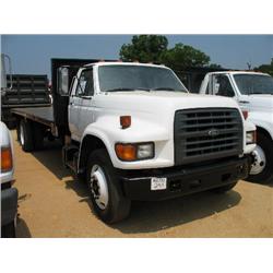 1998 FORD F800 FLAT DUMP