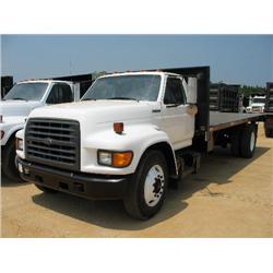 1998 FORD F800 FLAT DUMP