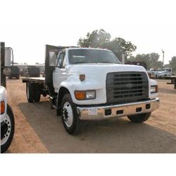 1998 FORD F800 FLAT DUMP