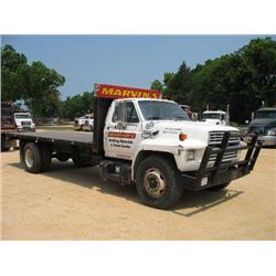 1991 FORD F700 S/A FLATBED DUMP