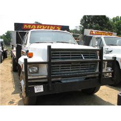 1992 FORD F700 S/A FLATBED DUMP
