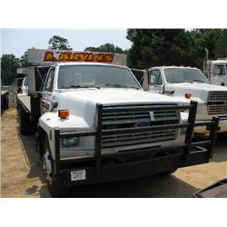 1991 FORD F700 S/A FLATBED DUMP