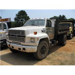 1988 FORD F800 S/A FLATBED DUMP