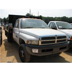 1997 DODGE RAM S/A FLATBED TRUCK
