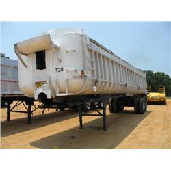 1984 FRUEHAUF 35' ALUMINUM DUMP TRAILER