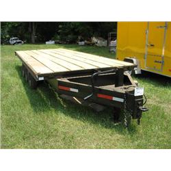 SHOPBUILT 22' TRI-AXLE TAG TRAILER