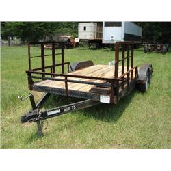 2003 TRAILER WORLD 16' T/A TRAILER