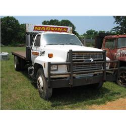 1994 FORD F600 FLATBED DUMP