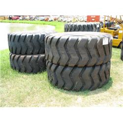 (1) LOT 4 NEW 26.5-25 TIRES