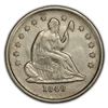 Image 1 : 1840-O Liberty Seated Quarter No Drapery AU RARE