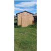 Image 1 : NEW 8 FT X 12 FT X X8FT HIGH SHED ON SKIDS C/W METAL ROOF