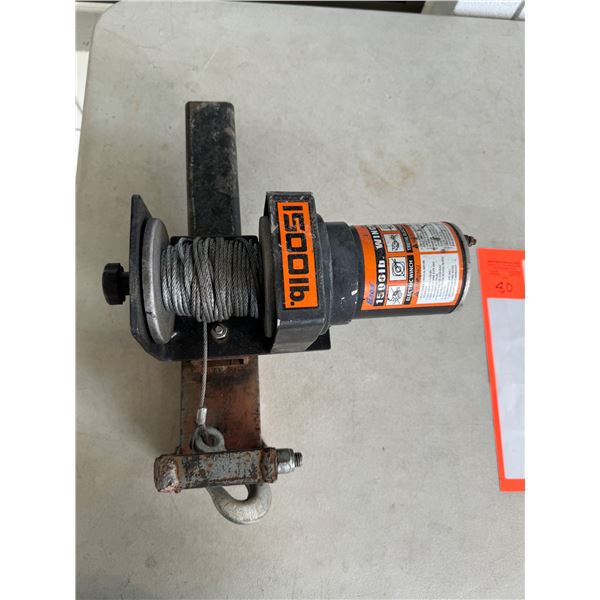 1500lbs electric winch