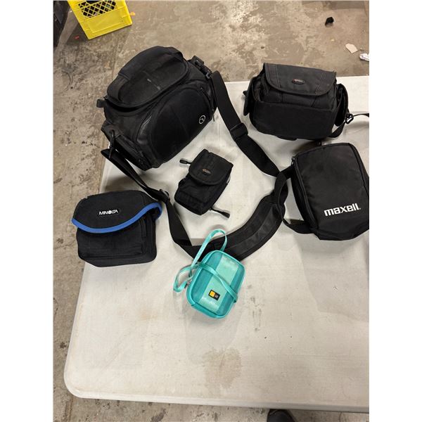 Assorted camera bags