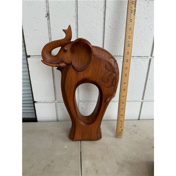 Elephant carving