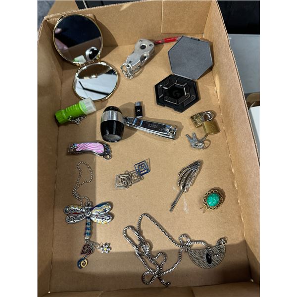 Assorted costume, jewelry, and other