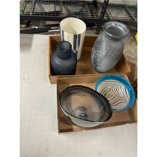 Vases and bowls