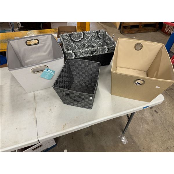 Storage solution baskets