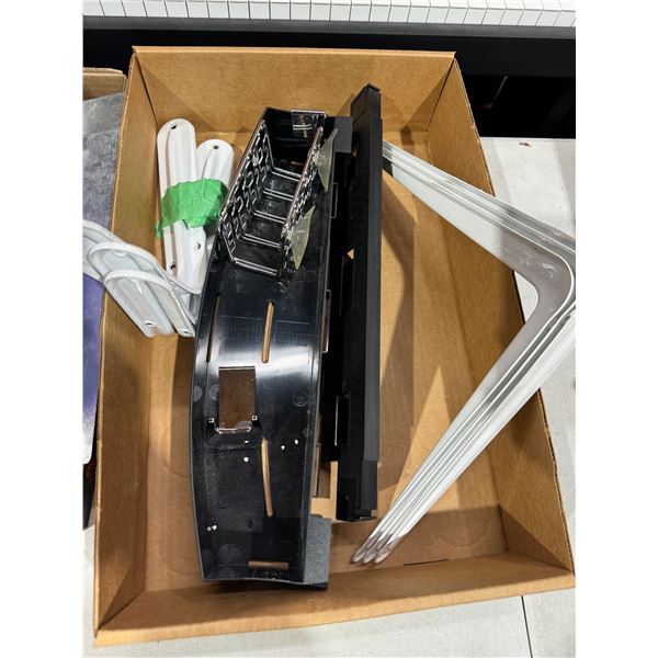 Shelving brackets, and other