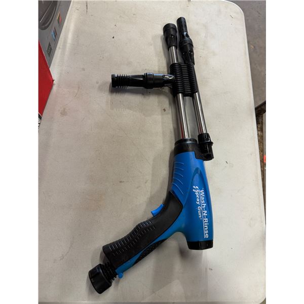 Wash and rinse spray gun