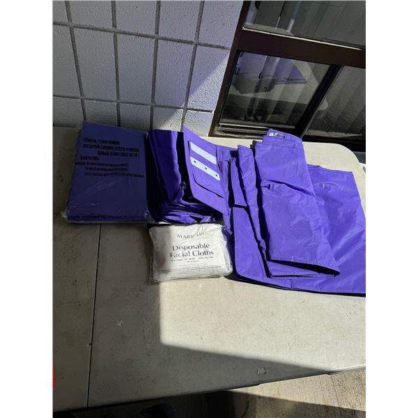 Storage items and disposable facial cloths