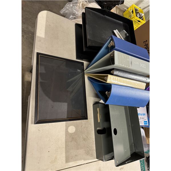 Office related items, buyers, and organizers