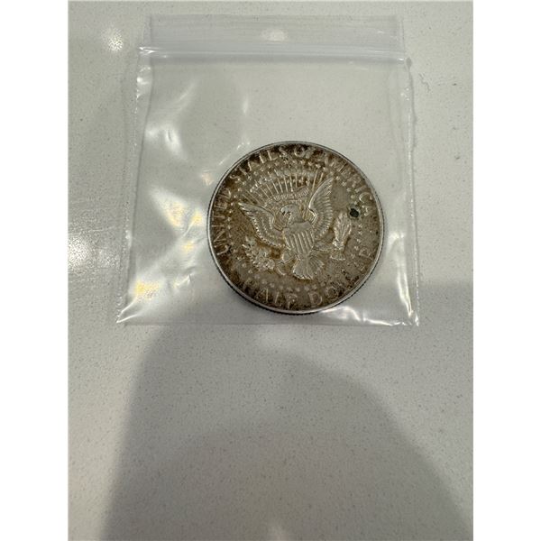 1967 USA silver half dollar