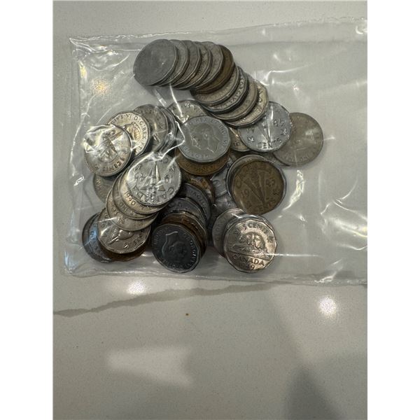 50x 1940's Canada 5 sense