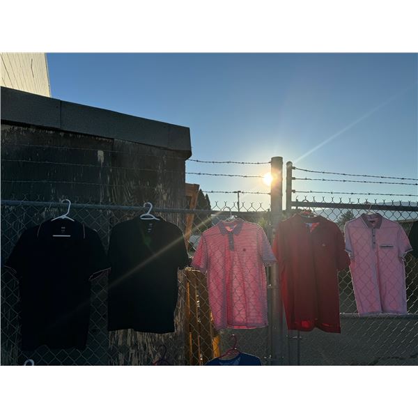 Men's polo shirts (5) size large