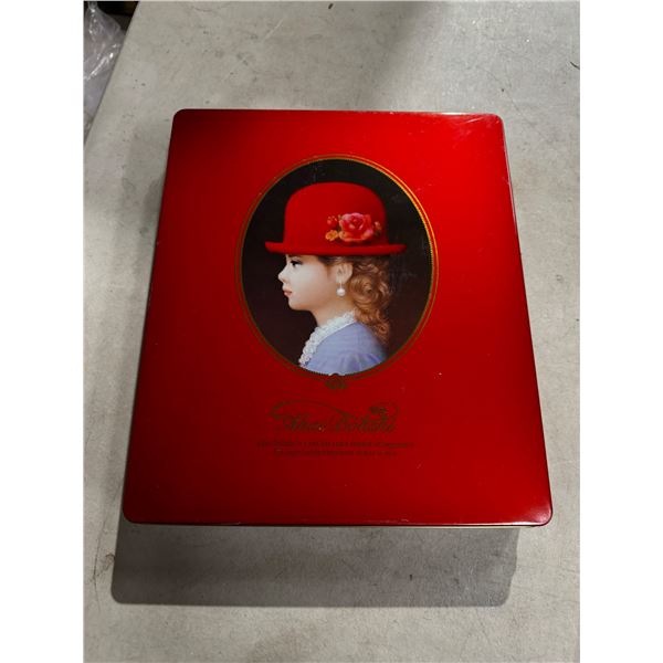 Red hat collectible tin