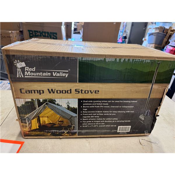 Camp woodstove